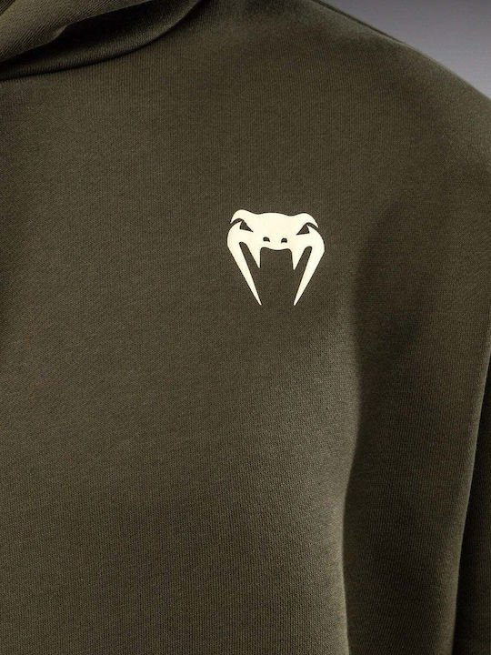 Sweatshirt with Hood Khaki, Bronze, Ivory