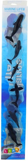 Set Mini Figures Marine Mammals Orca Photo Dolphin 6-8cm 6pcs