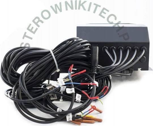 Tech Ελεγκτής St-880 Zpid Λέβητα Τροφοδοσίας Μαύρος