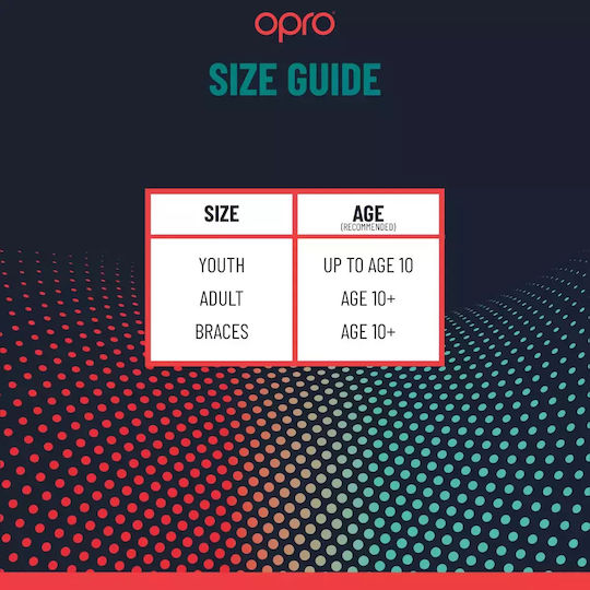 Μασέλα Opro Instant Custom-fit Single Color Braces Adults Clear