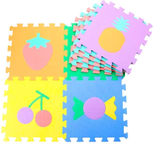 Lean Toys Puzzle de podea educativ pentru copii Foam 16buc