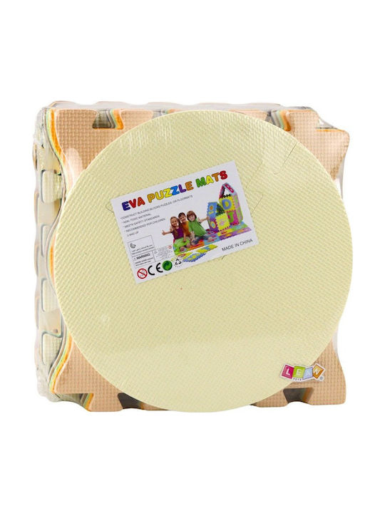 Lean Toys Interaktives Kinder-Bodenpuzzle mit Tieren 16 Teile