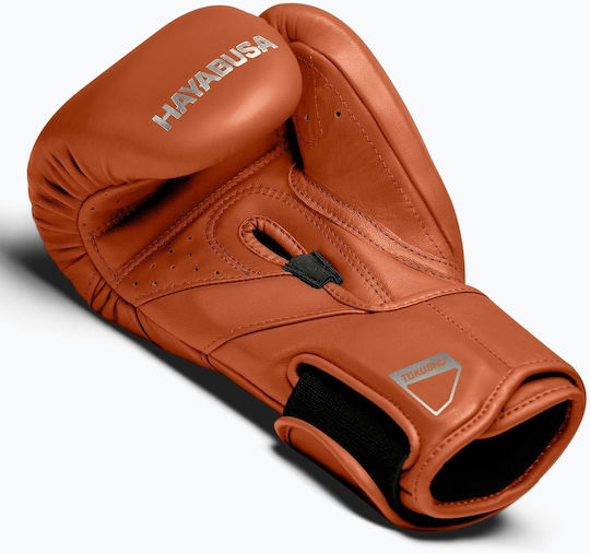 Hayabusa Boxing Gloves Leather for Match Orange