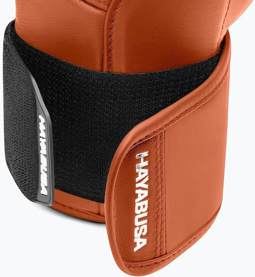 Hayabusa Boxing Gloves Leather for Match Orange