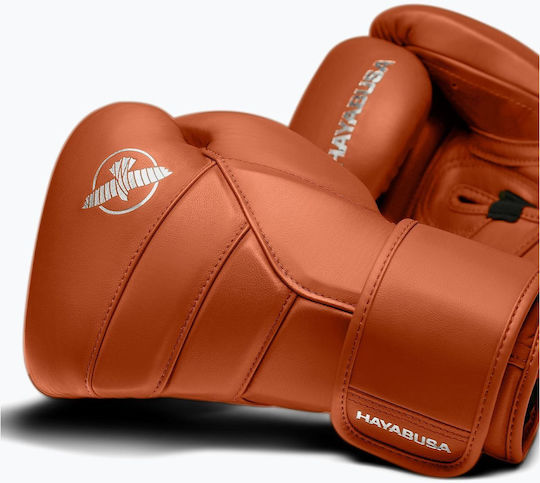 Hayabusa Boxing Gloves Leather for Match Orange