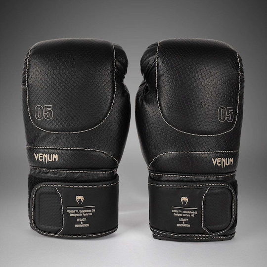 Venum Impact Evo Boxing Gloves for Match Black