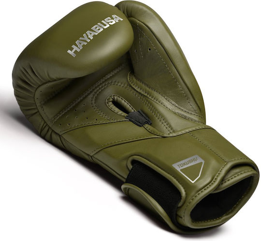 Hayabusa Boxing Gloves Leather for Match Green