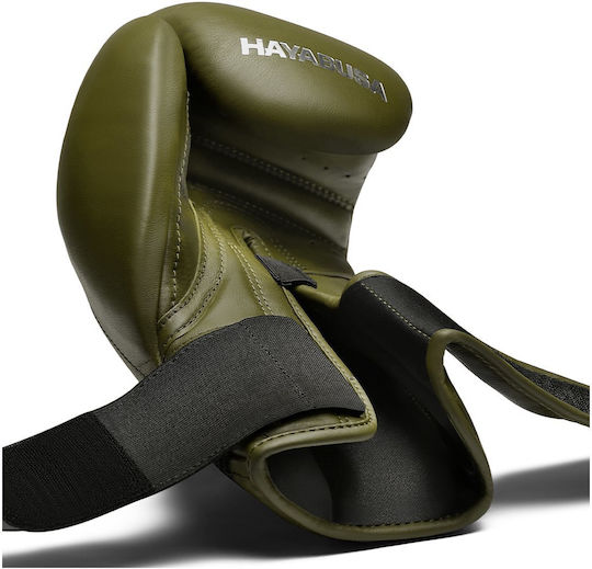 Hayabusa Boxing Gloves Leather for Match Green