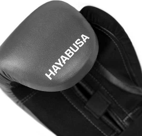 Hayabusa Γάντια Πυγμαχίας Δερμάτινα για Αγώνα Γκρι