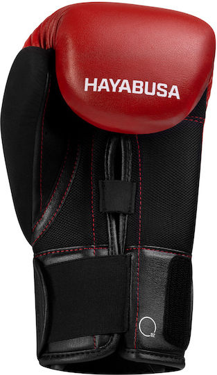 Hayabusa Боксови Ръкавици Кожени за Състезание Червени