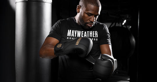 Hayabusa Boxing Gloves Made Of Synthetic Leather For Competition Black