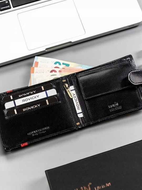Herren Geldbörse mit RFID Schwarz
