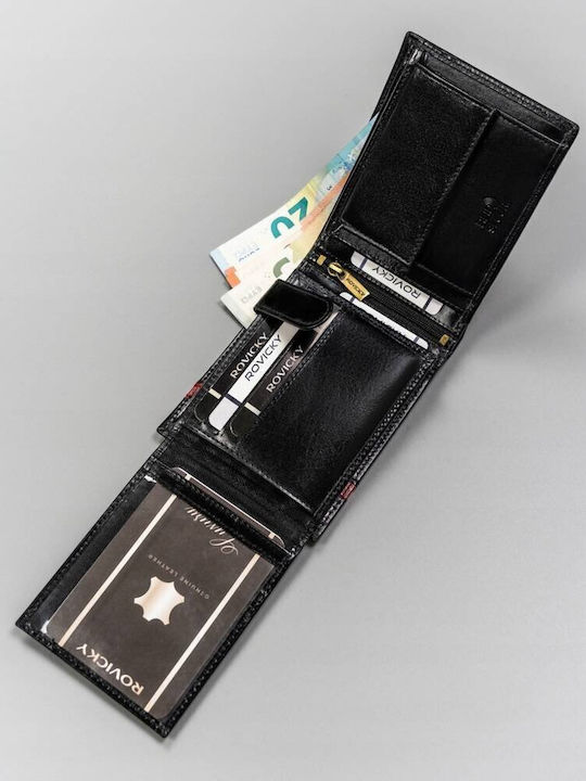 Ανδρικό Πορτοφόλι με RFID Μαύρο