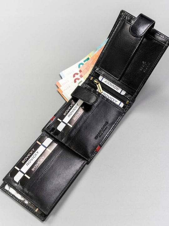 Мъжки Портфейл с RFID Черен