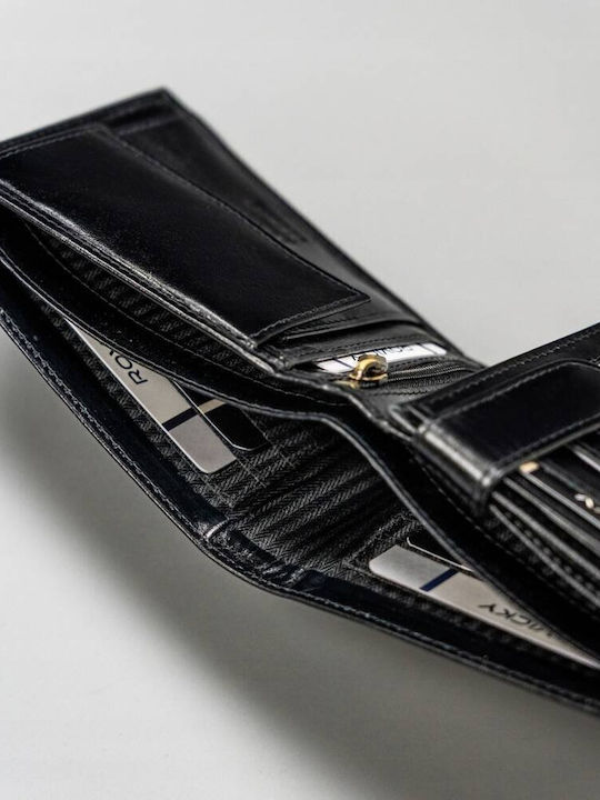 Ανδρικό Πορτοφόλι με RFID Μαύρο