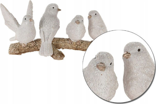 Saska Decorațiune De Crăciun Păsărele 16x7x7cm