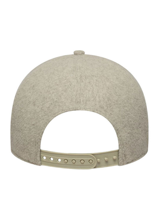 New Era Mlb Ny Yankees Melton Eframe Adj Cap Light Beige