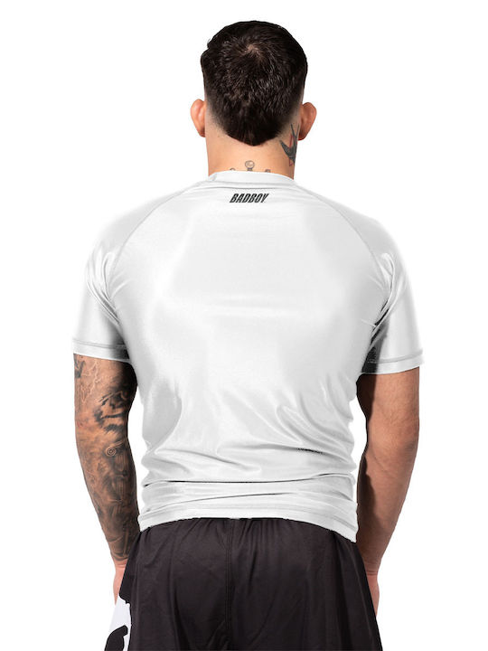 Bad Boy Short Sleeve Shirt BB-000063-WB for Jiu-Jitsu White