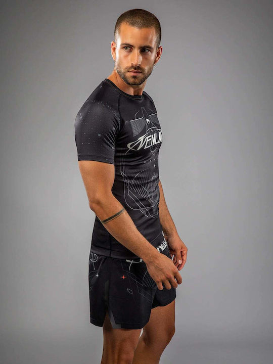 Venum Bărbați Cu mânecă scurtă Tricou VENUM-05742-108 pentru Jiu-Jitsu / MMA Neagră