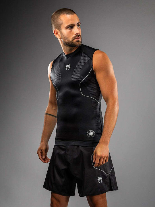 Venum Bărbați Fără mâneci Tricou VENUM-05717-128 pentru Jiu-Jitsu / MMA Neagră