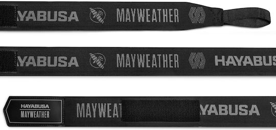 Martial Arts Hand Wraps Hayabusa Mayweather 180” Deluxe Hand Wraps Black Grey