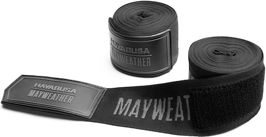 Martial Arts Hand Wraps Hayabusa Mayweather 180” Deluxe Hand Wraps Black Grey