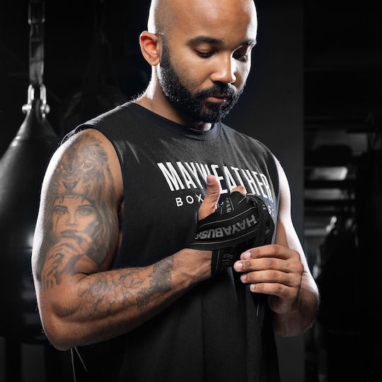 Μπαντάζ Hayabusa Mayweather 180” Stretch Hand Wraps Black Grey