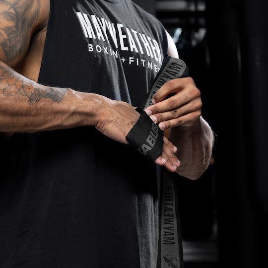 Martial Arts Hand Wraps Hayabusa Mayweather 180” Deluxe Hand Wraps Black Grey