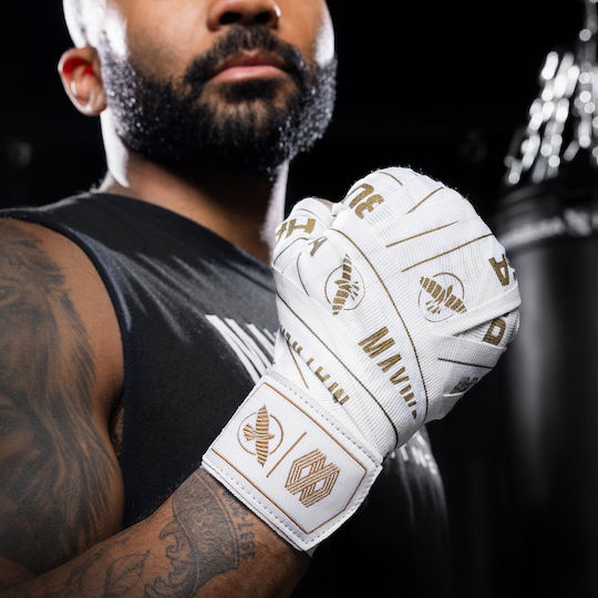 Bandage Hayabusa Mayweather 180” Stretch Hand Wraps White Gold