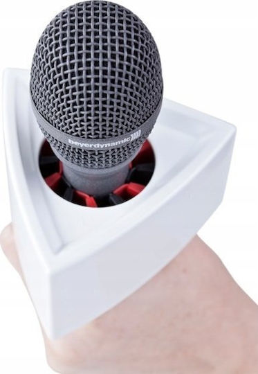 Rycote Triangular Flag Λευκή Αξεσουάρ Βάσης Μικροφώνου
