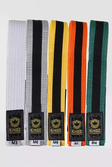 Children's Kingz Martial Arts Belts Black Stripe