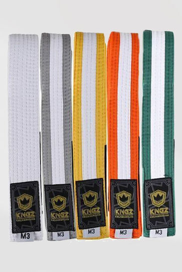 Children's Belts Kingz White Stripe Grn