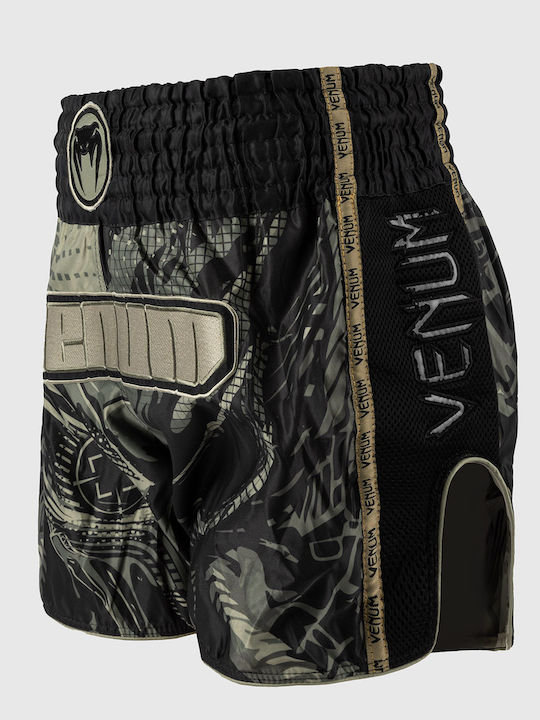 Сорточки Muay Thai Venum Invader Thai Shorts Черно Пясък