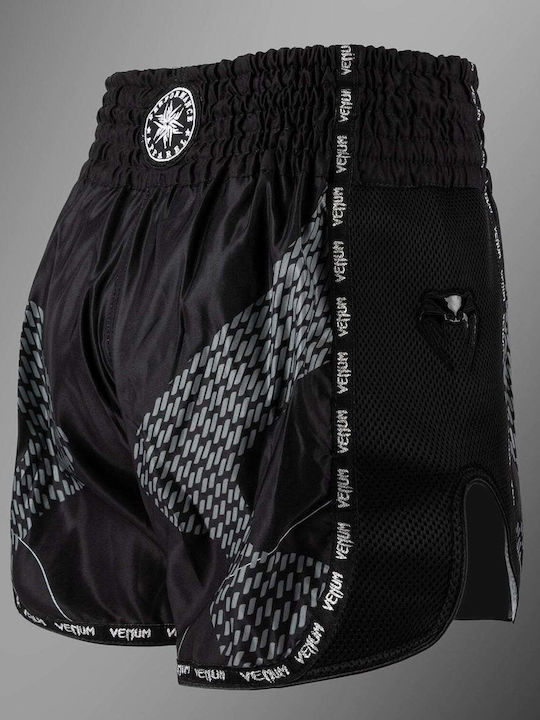 Сорточки Muay Thai Venum Nexus Черно Сребристо