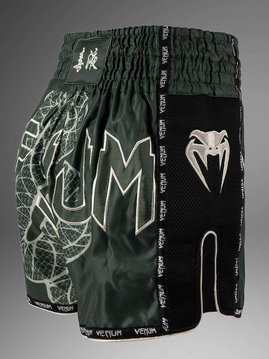 Muay Thai Shorts Venum Serpenti Muay Thai Shorts Khaki Bronze Ivory