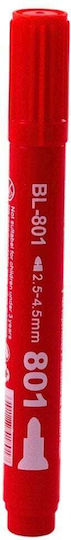 Lean Toys Permanent Marker 5mm Red