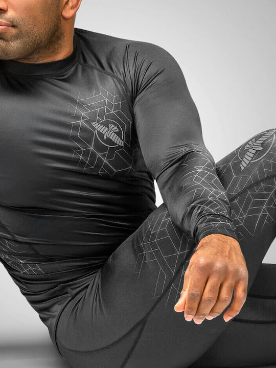 Hayabusa Geo Jiu Jitsu Spats Дълга Мъже Колани на бойните изкуства Сив