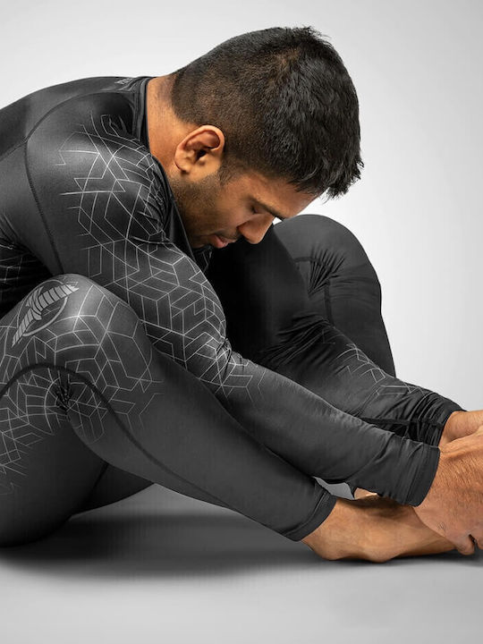 Hayabusa Geo Jiu Jitsu Spats Дълга Мъже Колани на бойните изкуства Сив