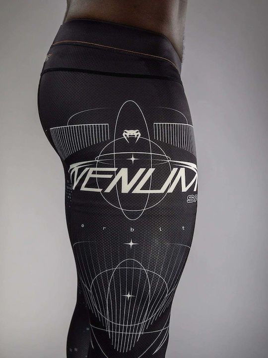 Venum Spats Long Men Martial Arts Leggings Black