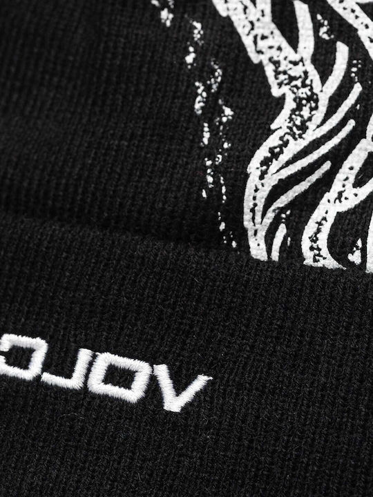 Beanie Ανδρικός Σκούφος Πλεκτός σε Μαύρο χρώμα