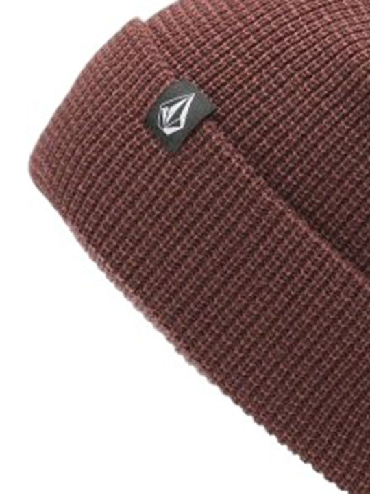 V.co Baseline Beanie Γυναικείος Σκούφος Πλεκτός σε Μπορντό χρώμα