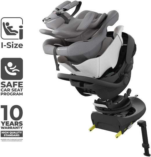 Kinderkraft I-LITE Καθισματάκι Αυτοκινήτου i-Size με Isofix Grey