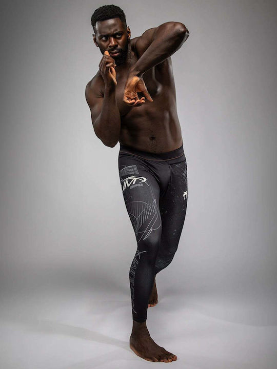 Venum Spats Long Men Martial Arts Leggings Black
