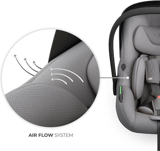 Kinderkraft I-LITE Καθισματάκι Αυτοκινήτου i-Size με Isofix Grey