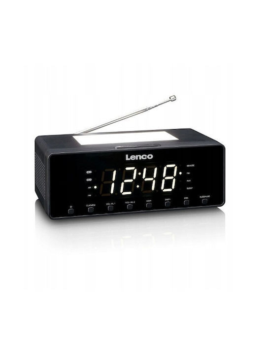 Lenco Lenco Tischuhr Digital LED Schwarz CR-540BK