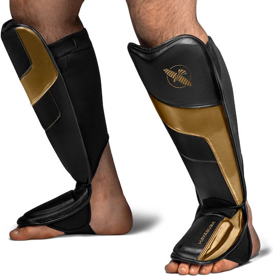Hayabusa Hayabusa Adults Shin Guards Black/Gold