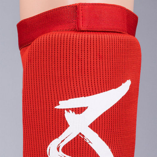 8 Weapons Shin Guards Adults Red