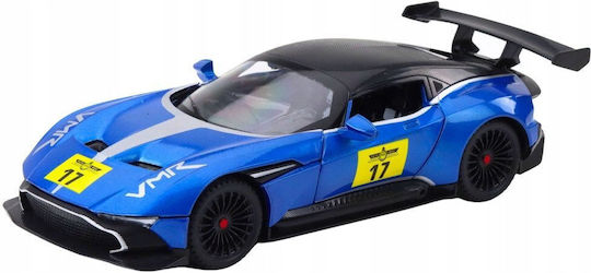 Metal Sports Car Lights Sounds Drive Blue 1:22