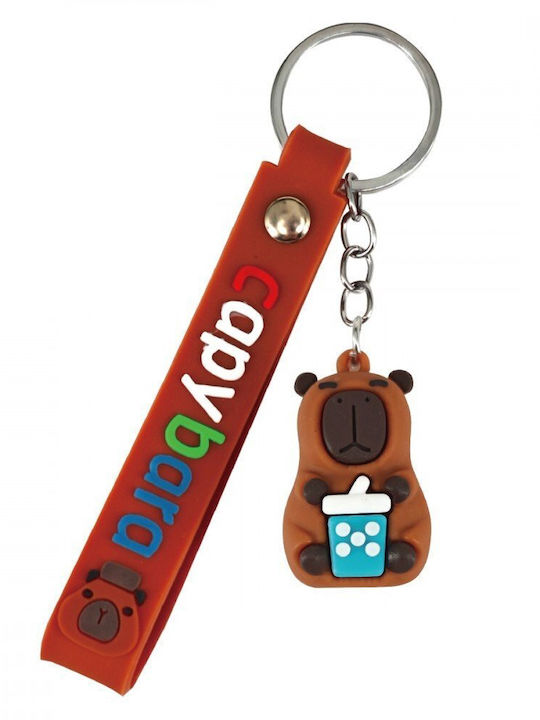 Capybara Keychains Mix Display 12 Pieces Capybara Keychains Mix Display 12 Pieces