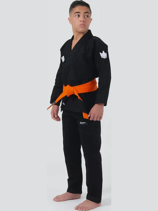 Kingz Kore Παιδική Στολή Jiu Jitsu Μαύρη